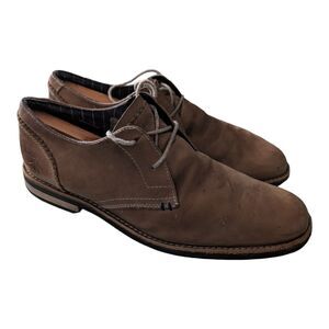 PENGUIN BY MUNSINGWEAR Wade Oxford Dress Shoes Men's Size 9 Leather Suede Tan